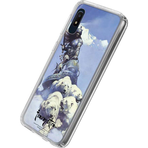 Frazetta Sliver Warrior Galaxy A10e Clear Case